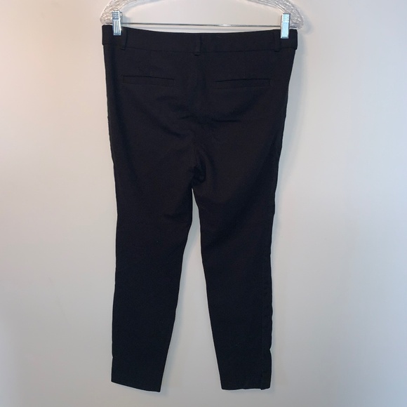 Madewell Black Trousers Side Detail Stripe 6 - Picture 2 of 9